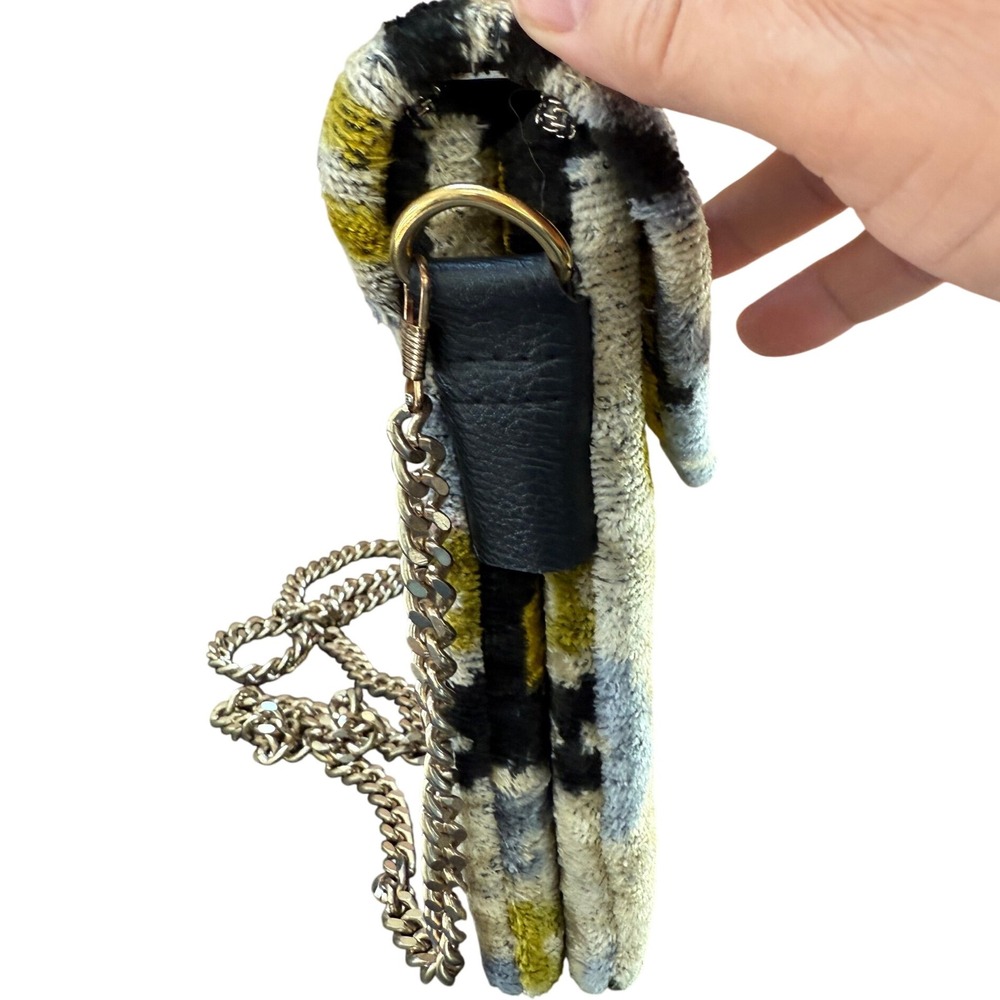 PerfectSilkByMaya Ikat Velvet Bag Handmade Uzbekistan Boho Clutch Crossbody - Picture 4 of 13